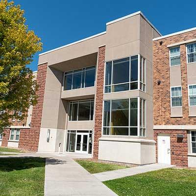 exterior shot of nester hall